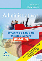 ADMINISTRATIVOS IB SALUT TEMARIO VOLUMEN 3