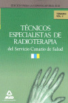 TEMARIO VOLUMEN II. TECNICOS ESPECIALISTAS DE RADIOTERAPIA SERVICIO CANARIO DE SALUD
