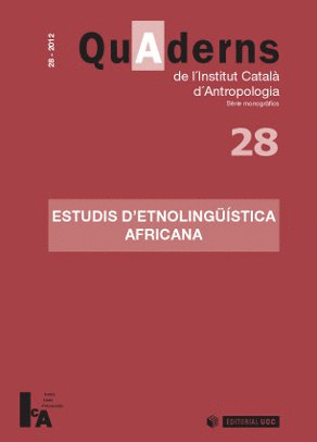 REVISTA QUADERNS DE L'INSTITUT CATALÀ D'ANTROPOLOGIA Nº 28