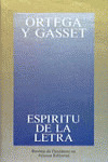 ESPÍRITU DE LA LETRA