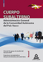 CUERPO SUBALTERNO. MANUAL DE APOYO AL ESTUDIO DEL TEMARIO IVAP