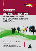CUERPO ADMINISTRATIVO. MANUAL DEL APOYO AL ESTUDIO DEL TEMARIO IV