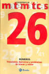 26 FRACCIONES. EJERCICIOS Y PROBLEMAS DE SUMAR Y RESTAR