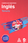 CUERPO DE MAESTROS, INGLÉS. TEMARIO
