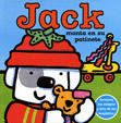 JACK MONTA EN SU PATINETE