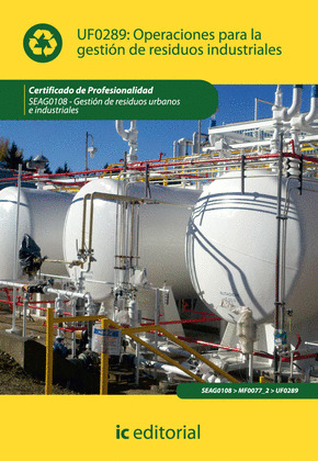 OPERACIONES PARA LA GESTIÓN DE RESIDUOS INDUSTRIALES