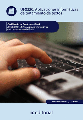 APLICACIONES INFORMÁTICAS DE TRATAMIENTO DE TEXTOS