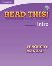READ THIS! INTRO TEACHER'S MANUAL WITH AUDIO CD