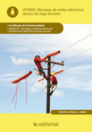 MONTAJE DE REDES ELÉCTRICAS AÉREAS DE BAJA TENSIÓN (AJUS. AL CERT. PROF. MONTAJE
