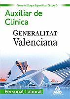 AUXILIAR DE CLINICA GENERALITAT VALENCIANA TEM. ESPECIFICO PER. LABORA