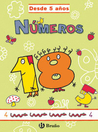 NUMEROS 5 AÑOS  GRANDES CUADERNOS