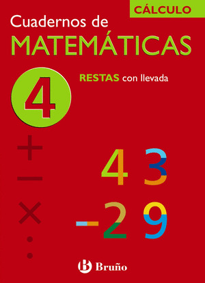 (N) CUADERNO MATEMATICAS Nº4 RESTAS CON LLEVADA