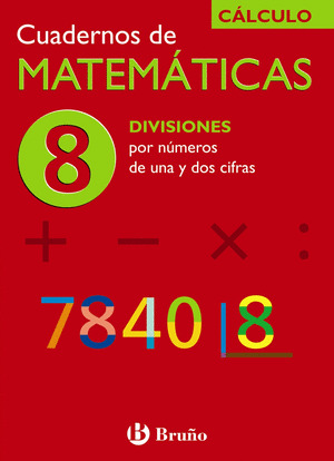 (N) CUADERNO MATEMATICAS Nº8 DIVISIONES POR NUMERO