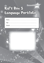 KIDŽS BOX LEVEL 5 LANGUAGE PORTFOLIO SECOND EDITION