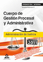PROMOCION INTERNA.TEMARIO II. CUERPO DE GESTION PROCESAL Y ADMINISTRATIVA DE ADMINISTRACION JUSTICIA