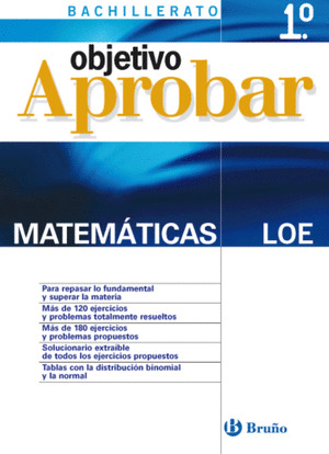 OBJETIVO APROBAR: MATEMATICAS 1º BACHILLERATO