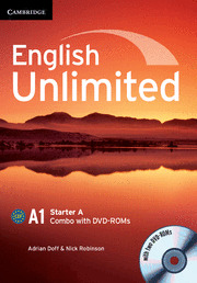 ENGLISH UNLIMITED STARTER A COMBO WITH DVD-ROM