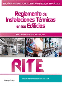 REGLAMENTO DE INSTALACIONES TÉRMICAS EN LOS EDIFICIOS. RITE. 8ªEDICION