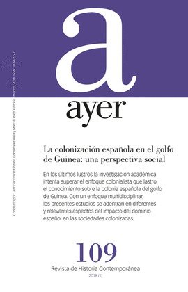 LA COLONIZACION ESPAÑOLA EN EL GOLFO DE GUINEA: UNA PERSPECTIVA SOCIAL