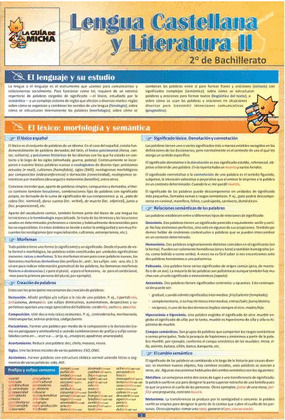 LENGUA CASTELLANA Y LITERATURA, 2º BACHILLERATO