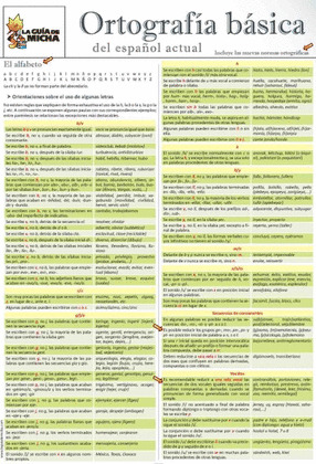 ORTOGRAFIA BASICA DEL ESPAÑOL ACTUAL