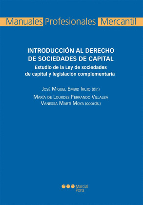 INTRODUCCION AL DERECHO DE SOCIEDADES DE CAPITAL