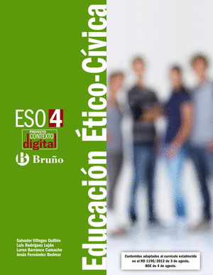 EDUCACIÓN ÉTICO-CÍVICA 4 ESO LIBRO DEL PROFESOR PDI