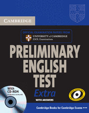 CAMBRIDGE EXAMS EXTRA PET WITH ANSWERS PACK + CD-ROM PRELIMINARY