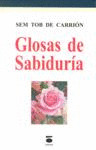 GLOSAS DE SABIDURÍA