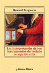 LA INTERPRETACIÓN DE LOS INSTRUMENTOS DE TECLADO