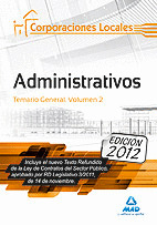 TEMARIO GENERAL II. ADMINISTRATIVOS DE CORPORACIONES LOCALES