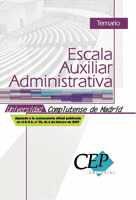 TEMARIO OPOSICIONES ESCALA  AUXILIAR ADMINISTRATIVA UNIVERSIDAD COMPLUTENSE DE M