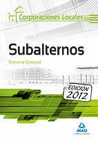 2012 TEMARIO GENERAL SUBALTERNOS CORPORACIONES LOCALES