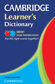 CAMBRIDGE LEARNERŽS DICTIONARY