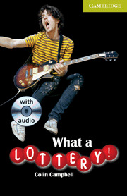 WHAT A LOTTERY! STARTER/BEGINNER BOOK WITH AUDIO CD PACK