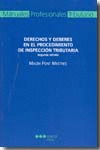 DERECHOS Y DEBERES EN EL PROCEDIMIENTO DE INSPECCION TRIBUTARIA