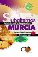 TEMARIO Y TEST OPOSICIONES SUBALTERNOS ADMINISTRACIÓN REGIONAL DE MURCIA (PROMOC