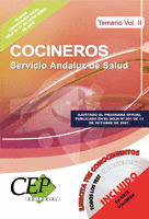 TEMARIO VOL.II. OPOSICIONES COCINEROS. SERVICIO ANDALUZ DE SALUD (SAS)
