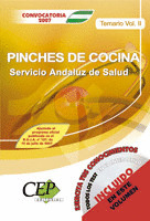 TEMARIO VOL. II. OPOSICIONES PINCHES DE COCINA. SERVICIO ANDALUZ DE SALUD (SAS)