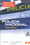 POLICIA NACIONAL, ESCALA BASICA. ORTOGRAFIA. NORMAS ORTOGRAFICAS Y EJERCICIOS