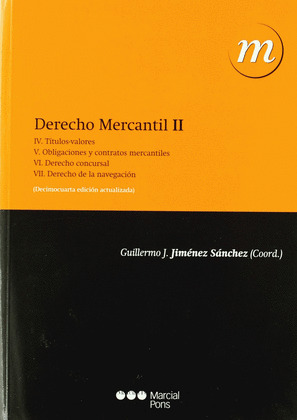 DERECHO MERCANTIL VOL. II