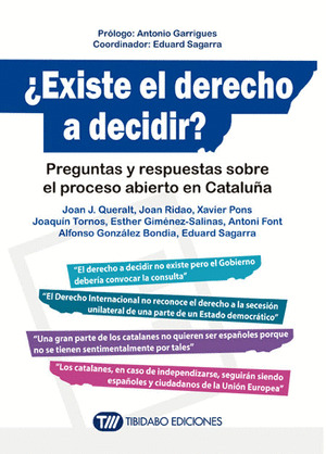 ¿EXISTE EL DERECHO A DECIDIR? 2º EDICION