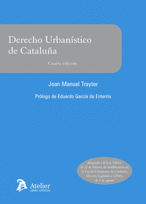 DERECHO URBANÍSTICO DE CATALUÑA.