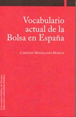 VOCABULARIO ACTUAL DE LA BOLSA EN ESPAÑA