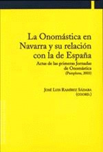 LA ONOMÁSTICA EN NAVARRA Y SU RELACIÓN CON LA DE ESPAÑA