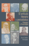 ARTICULO LITERARIO Y PERIODISTICO. PAISAJES Y PERSONAJES