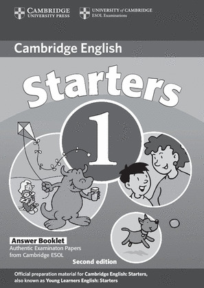 CAMBRIDGE STARTERS, 1. ANSWER BOOKLET