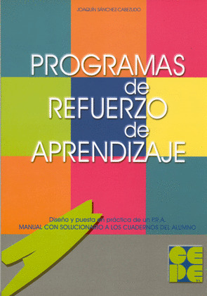 PROGRAMAS DE REFUERZO DE APRENDIZAJE
