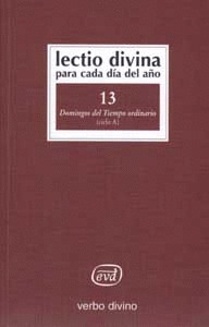 LECTIO DIVINA 13 TIEMPO ORDINARIO (A)