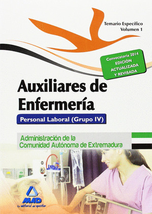 AUXILIAR DE ENFERMERÍA. TEMARIO ESPECÍFICO. 1